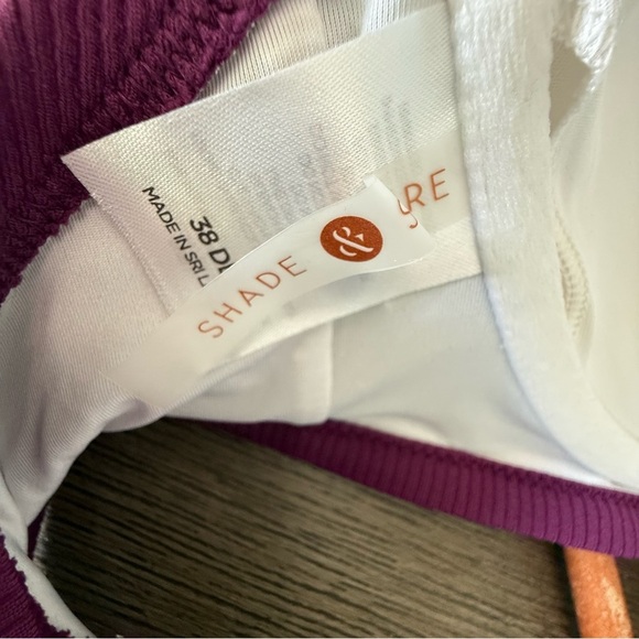 Shade & Shore Bikini‎ Top Size 38 DD NWT Shoulder Ties - Picture 3 of 3